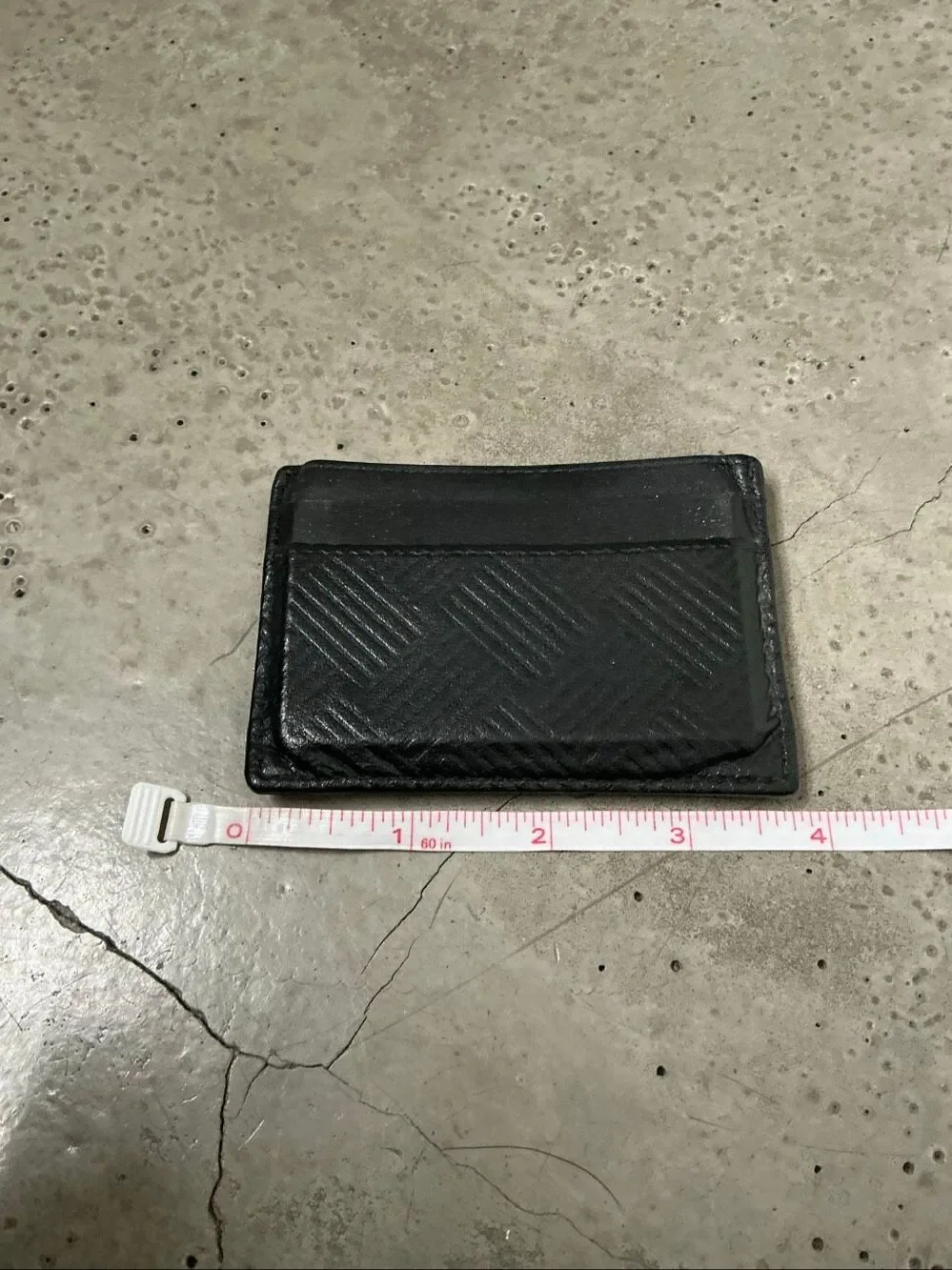 Bottega Veneta Leather Card Wallet | Black